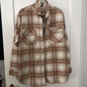 Abercrombie + Fitch Oversized Soft AF Flannel
